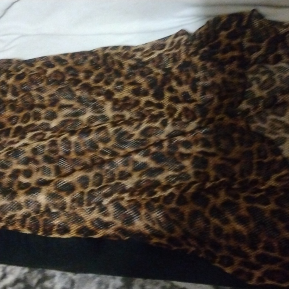 Leopard bathing suit fish net